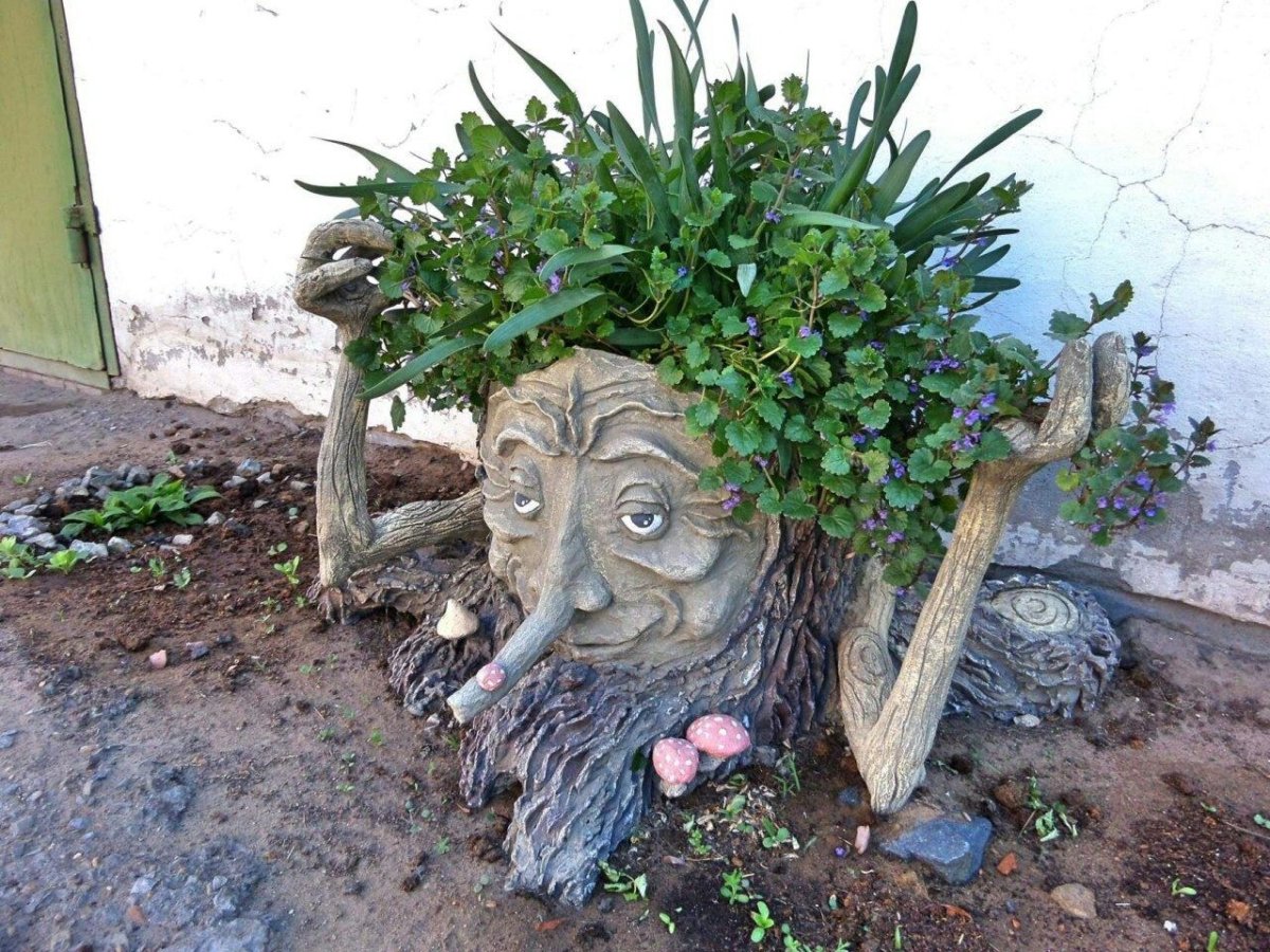 Пень Леший артбетон