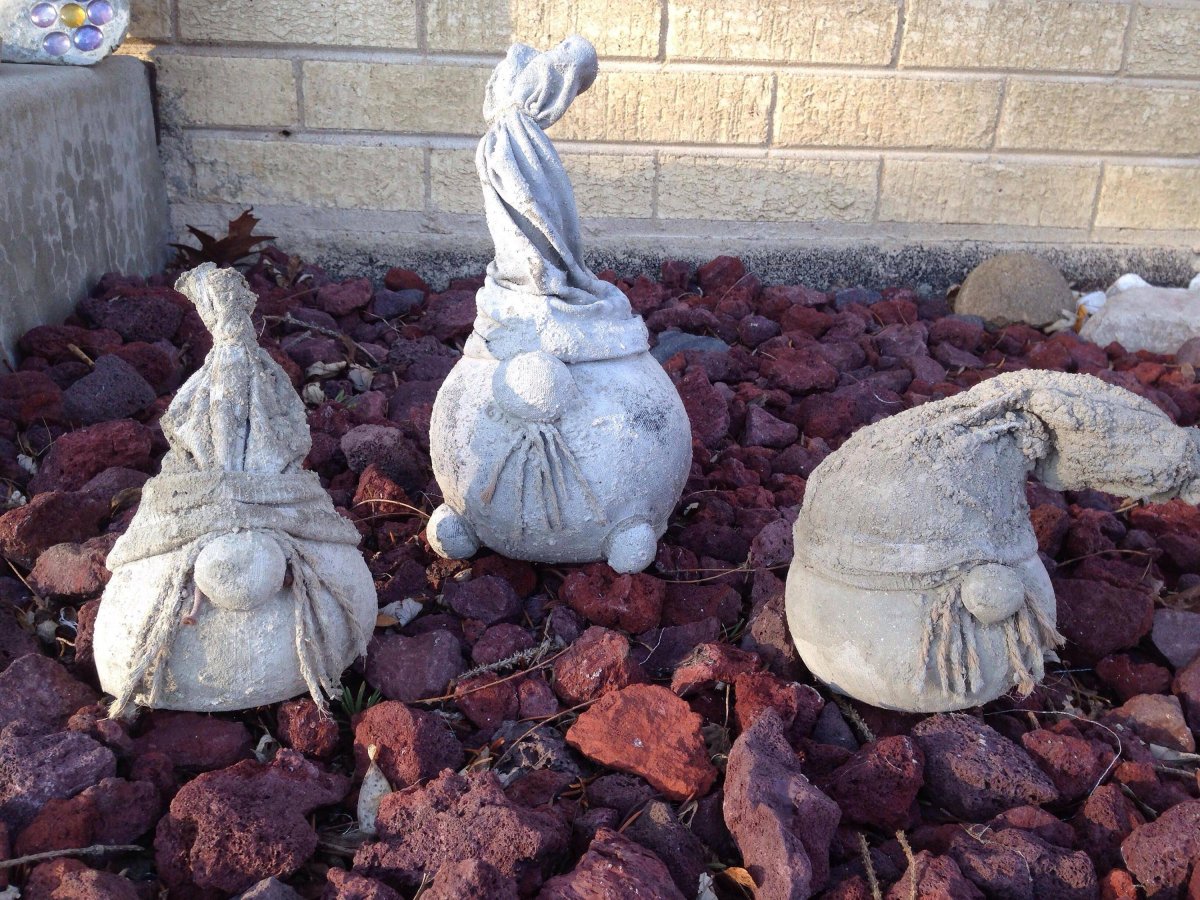 Фигуры из цемента для сада