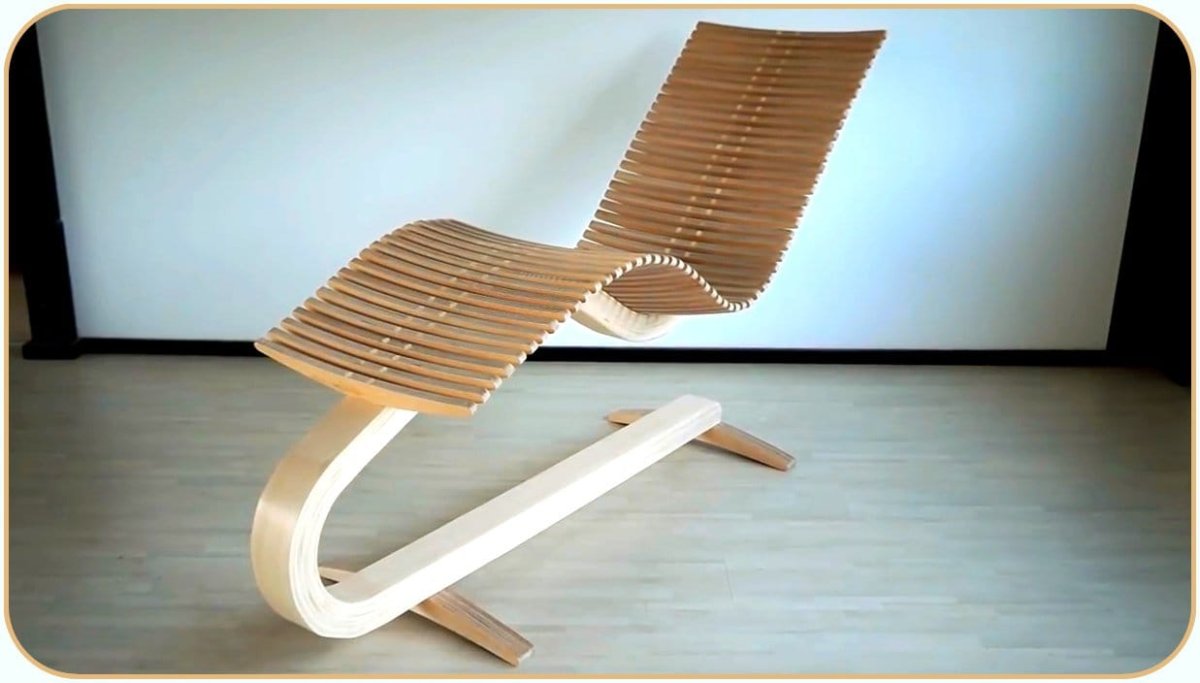 Кресло лежак Lounge Armchair DIY
