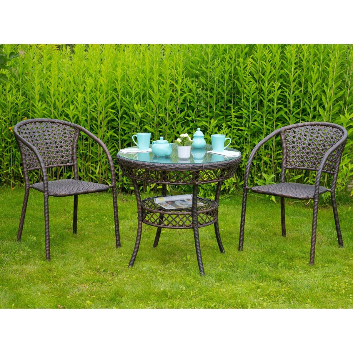 Стол Patro искусcтвенный ротанг d75 см