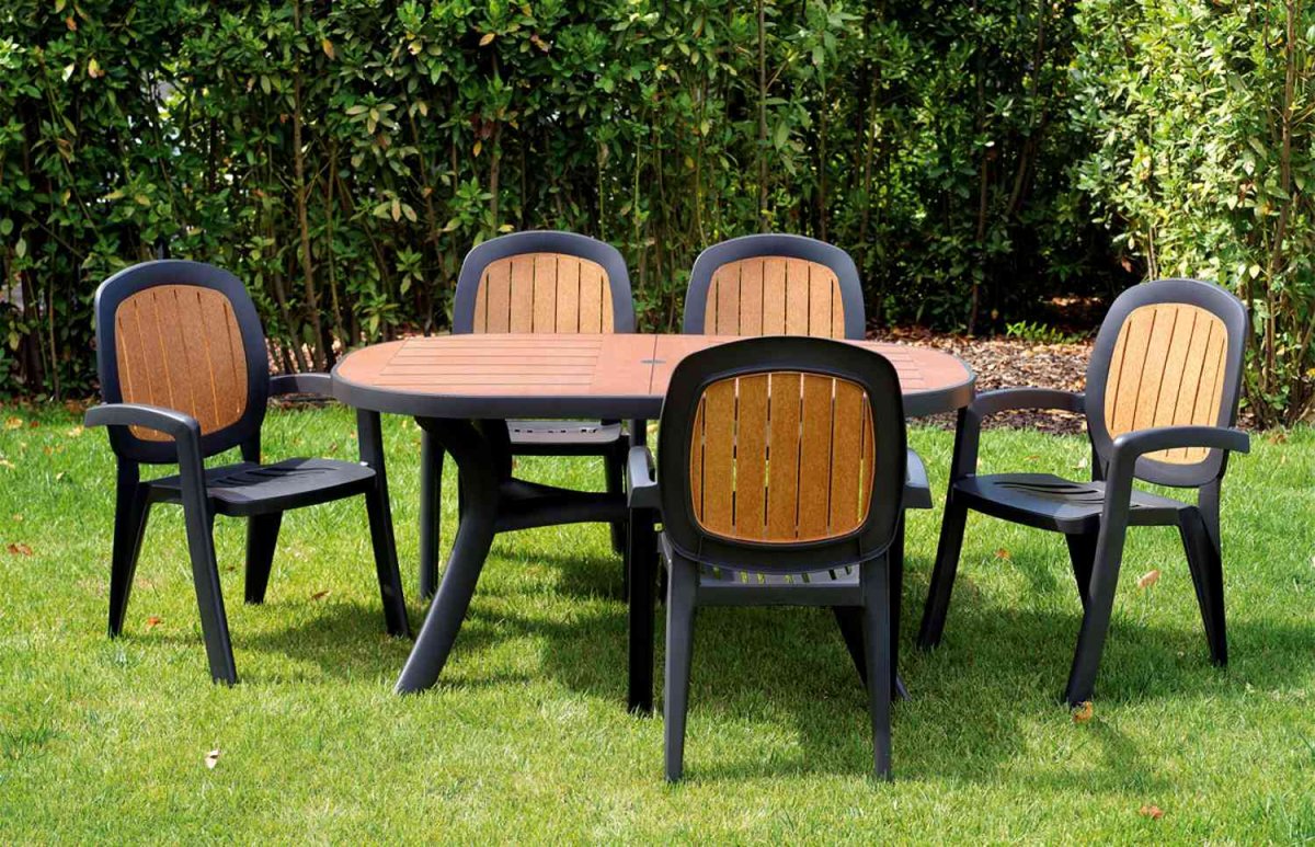 Деревянная Садовая мебель