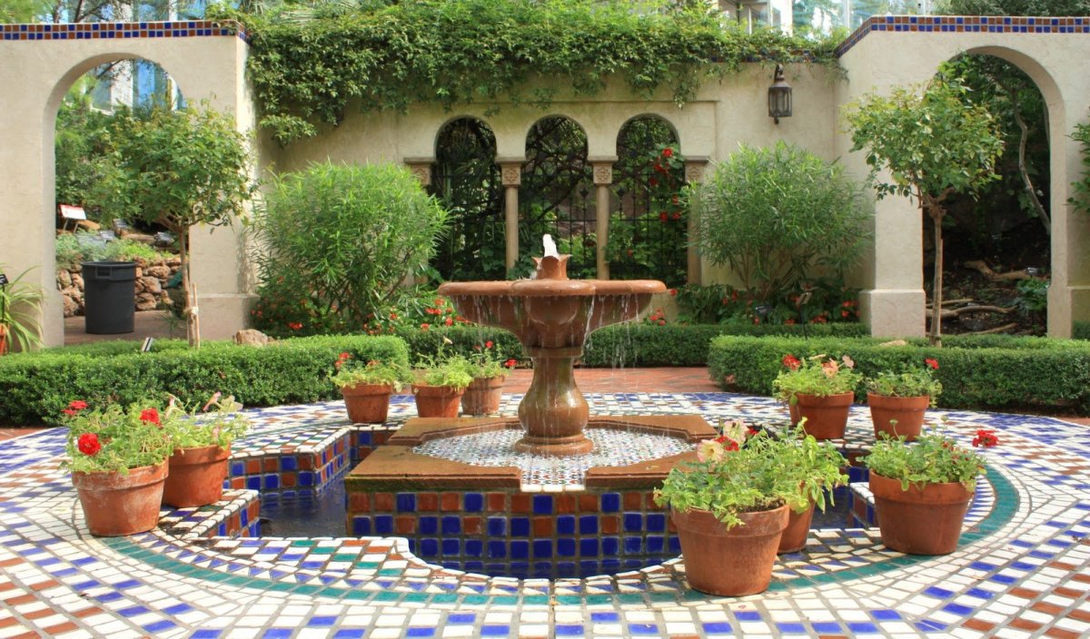 Малый сад мавританский стиль