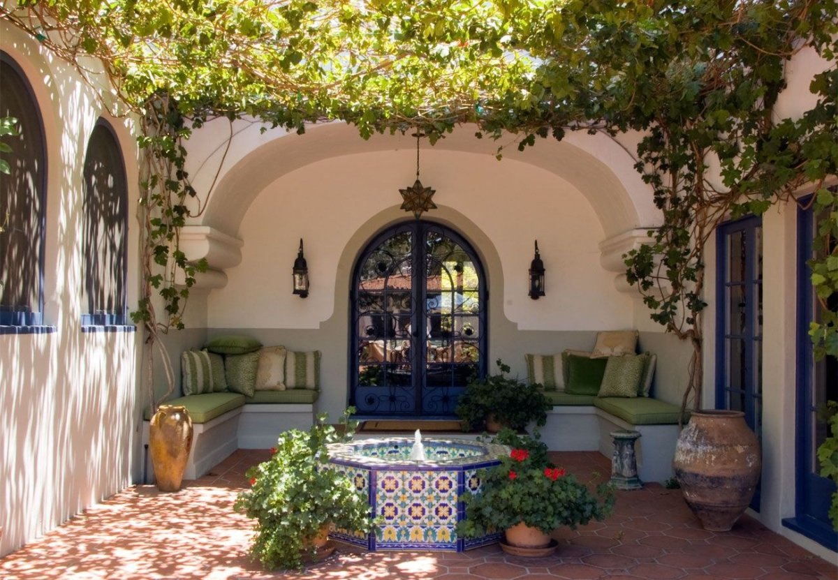 Испано-мавританские сады террасы