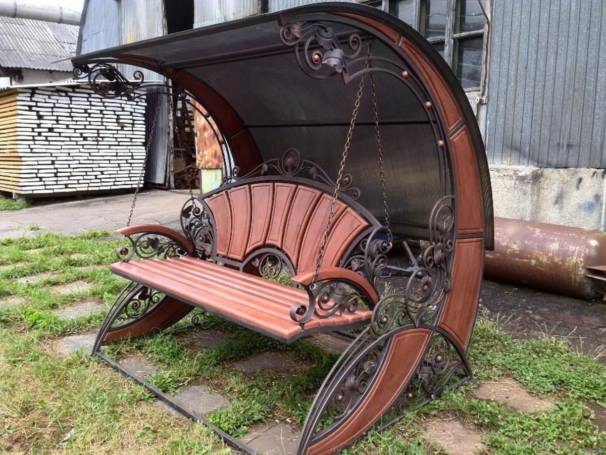 Кованые качели