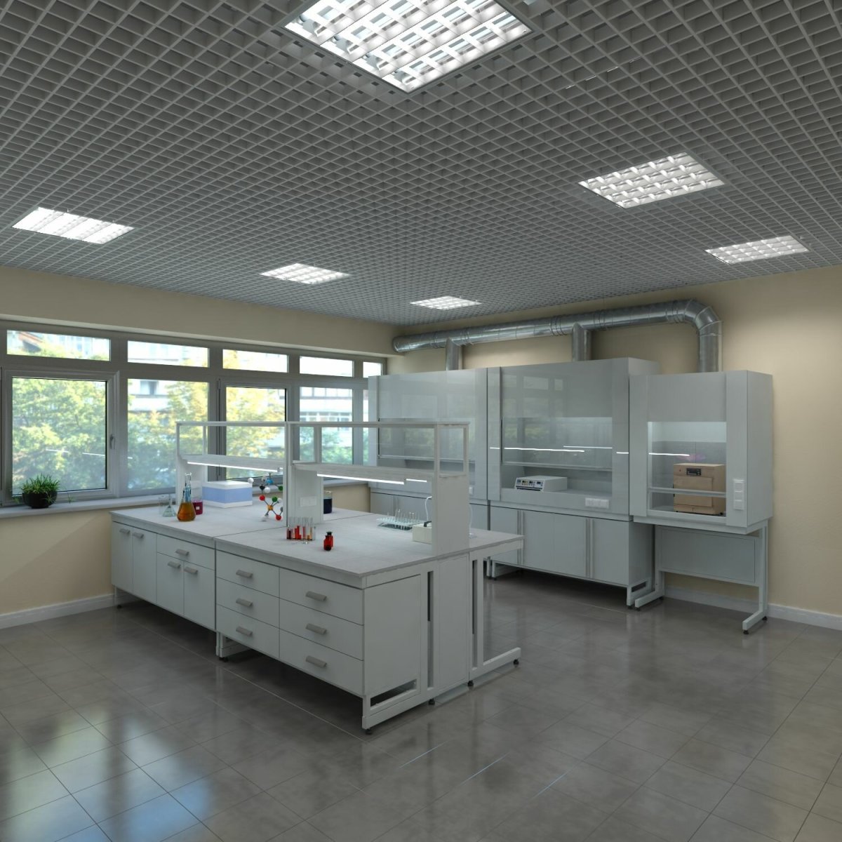 Шкаф вытяжной simple Pro ЛК-1500