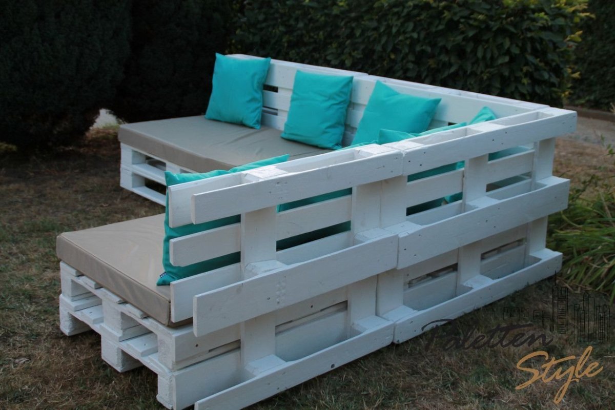 Садовая мебель из паллет