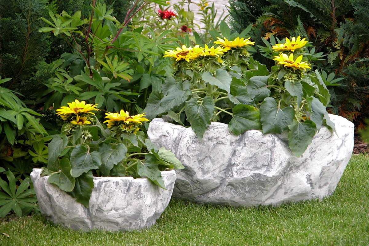 Вазоны из бетона