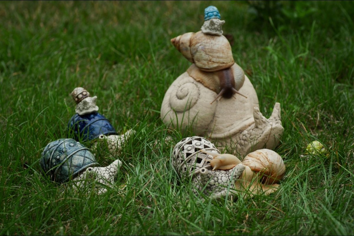 Необычные садовые фигуры