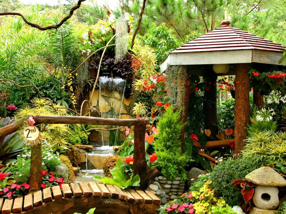 Эдемский сад ландшафт