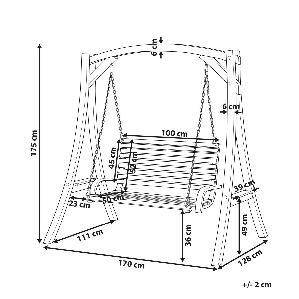 Качели YLX-4029