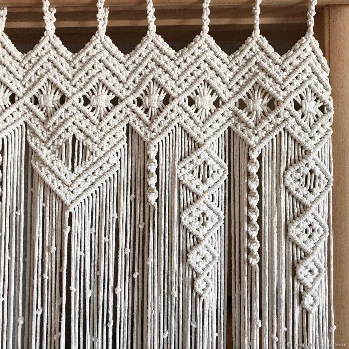 Шторы из макраме