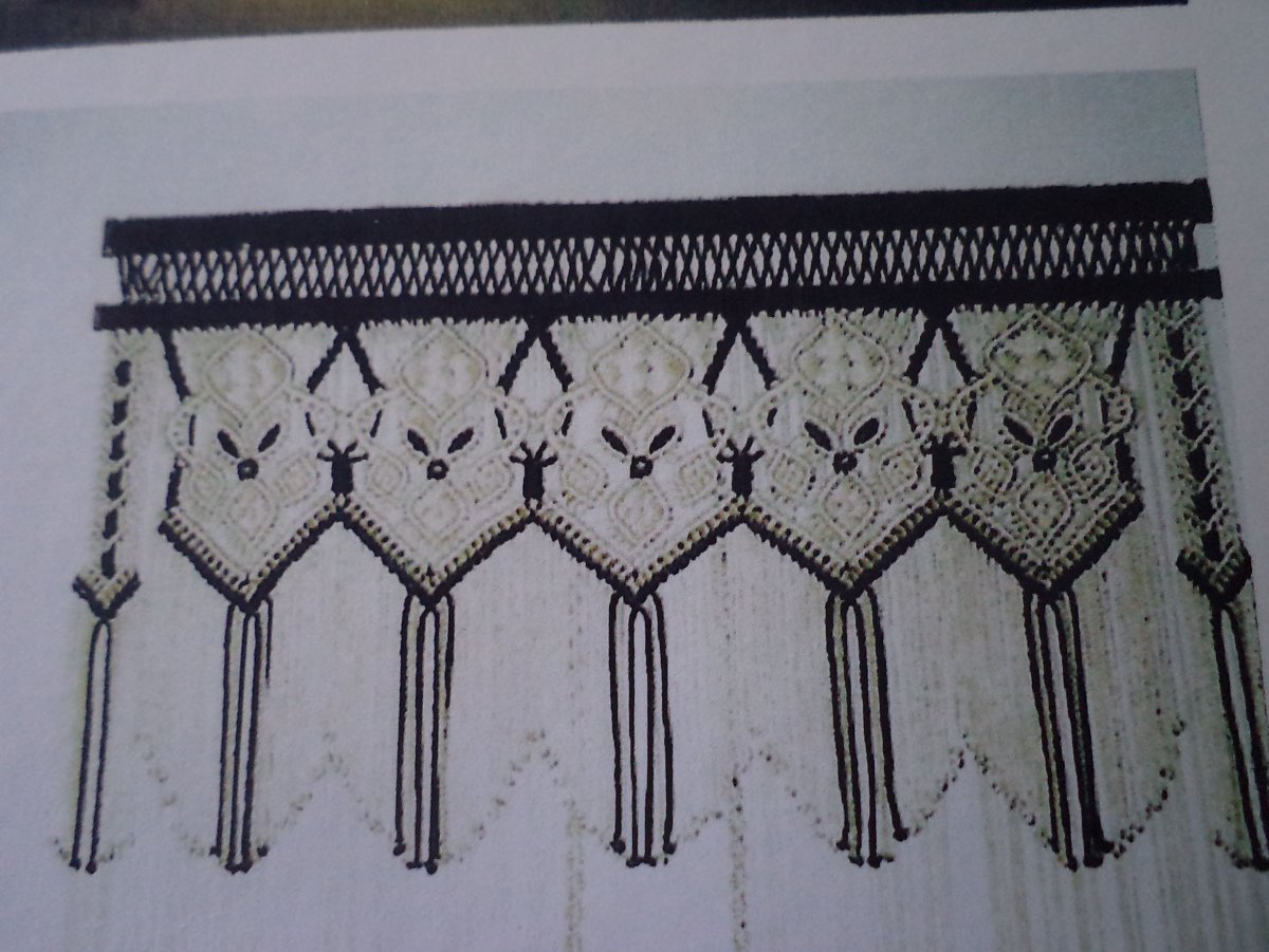 Шторы из макраме