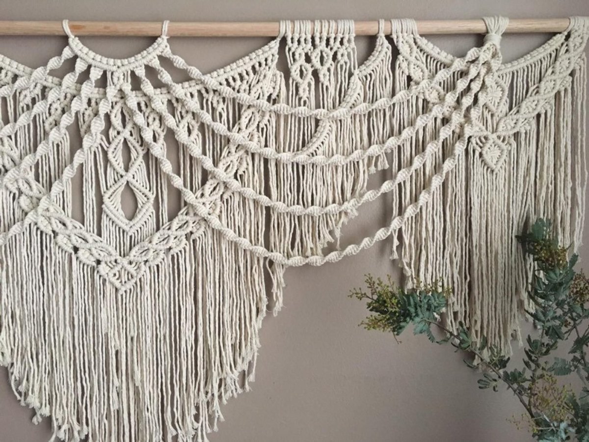 Панно макраме