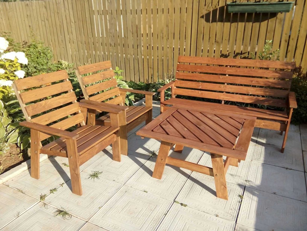 Садовая мебель своими руками