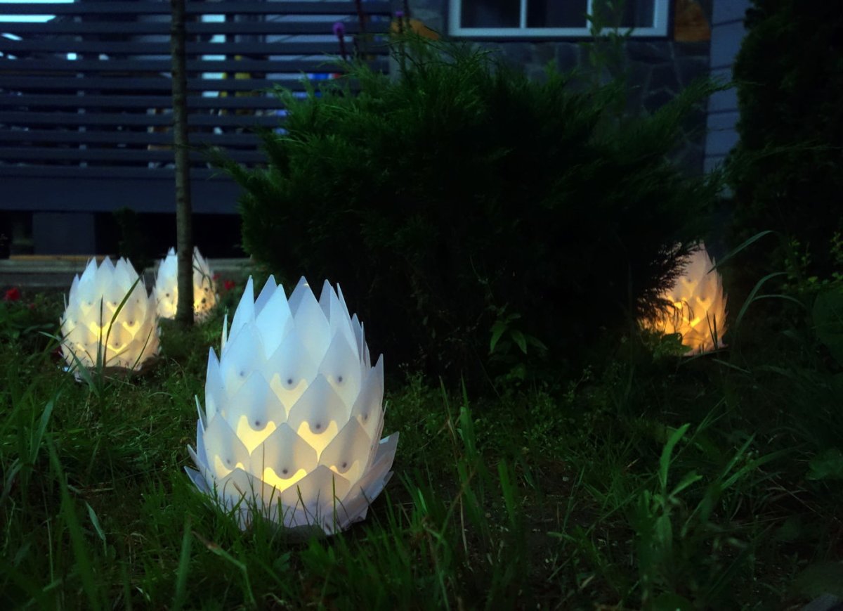 Подсветка клумб