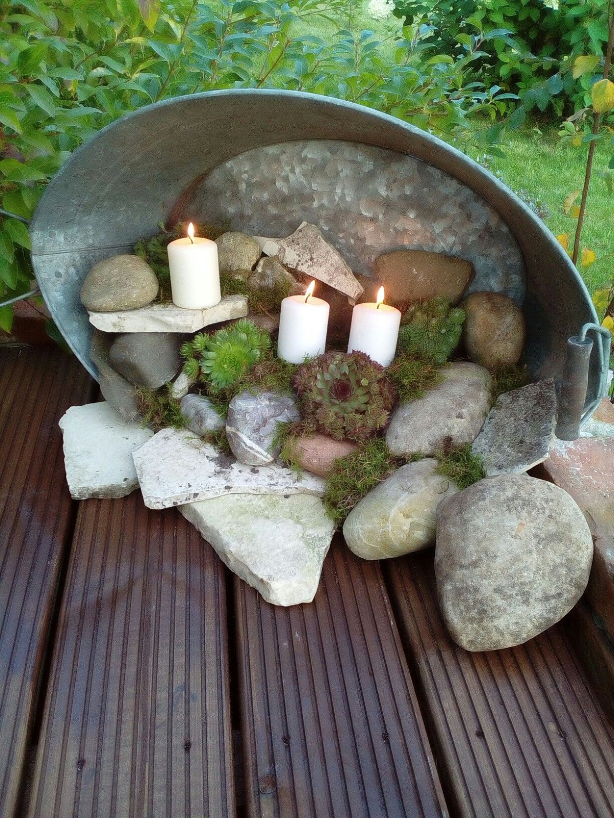 Садовый светильник своими руками