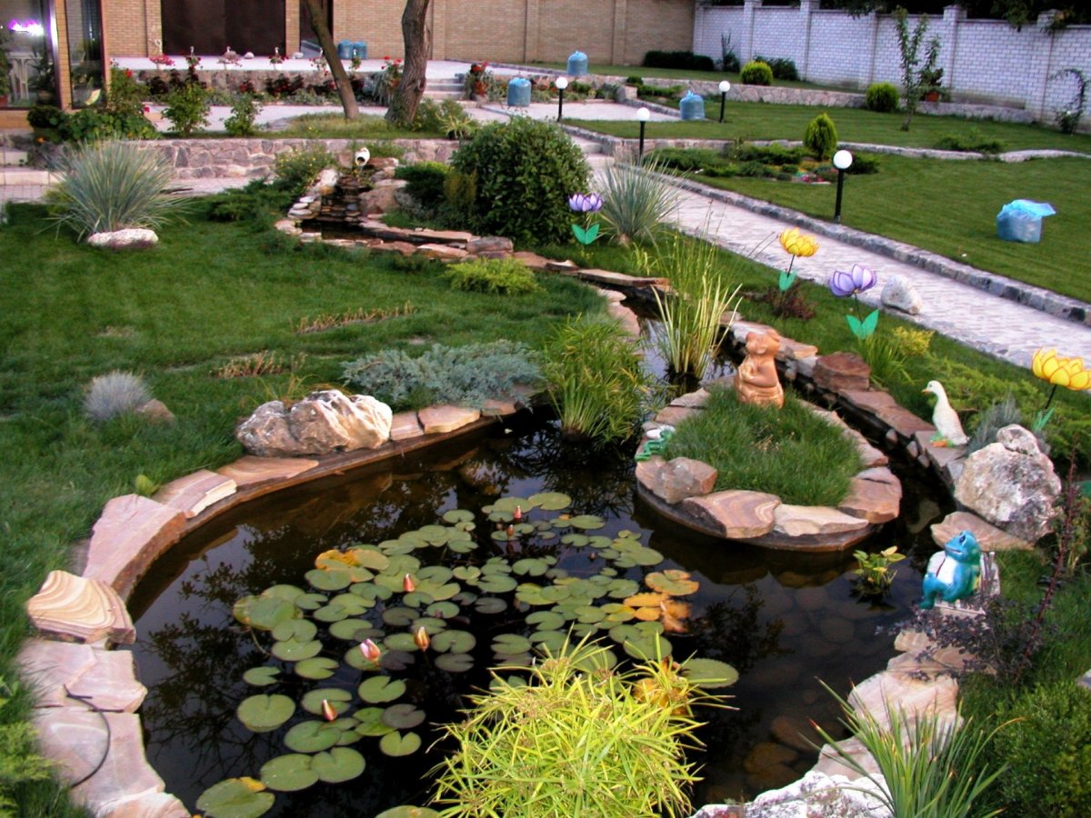 Прудик на участке