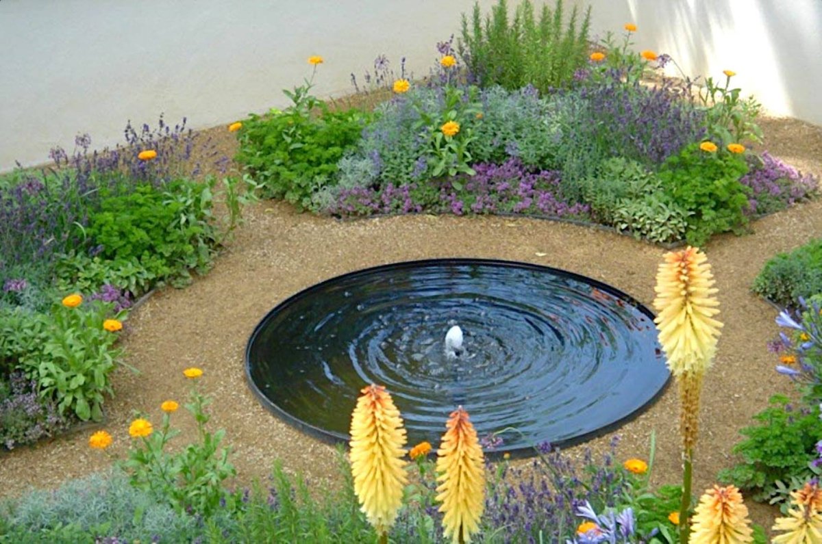 Пруд в саду