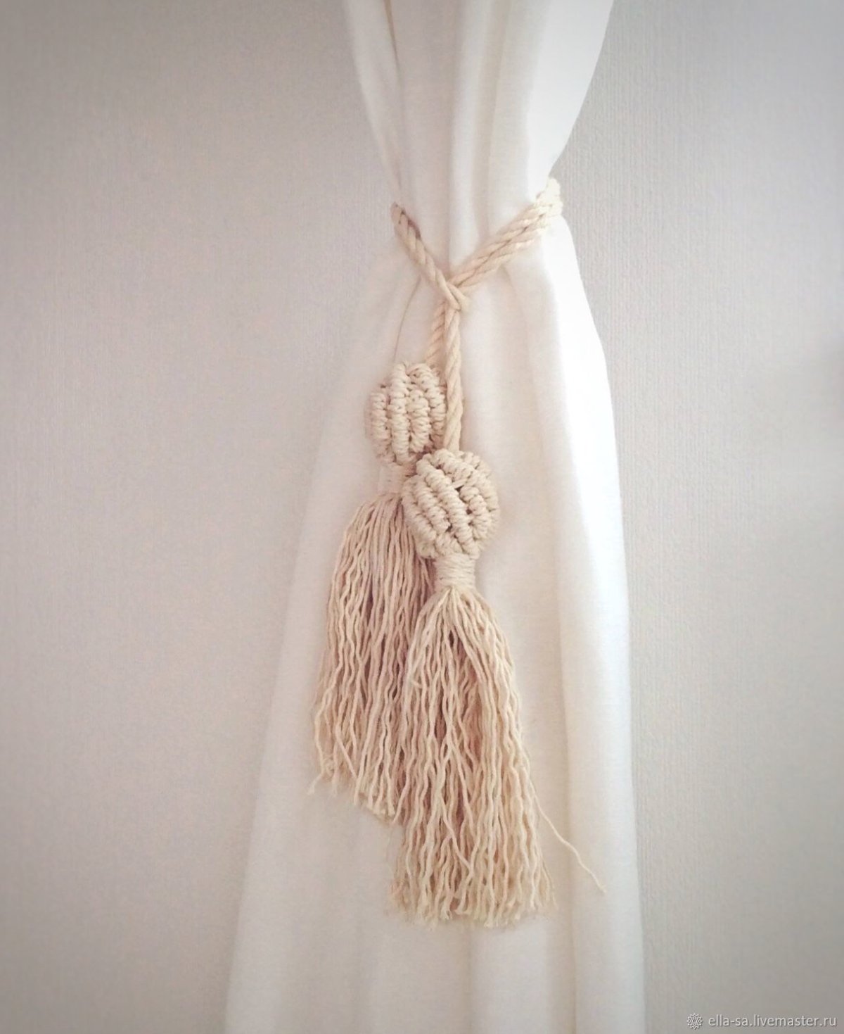 Держатели для штор макраме