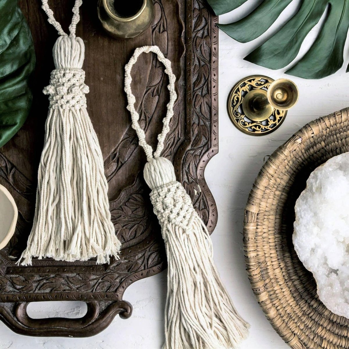 Кисти для штор макраме