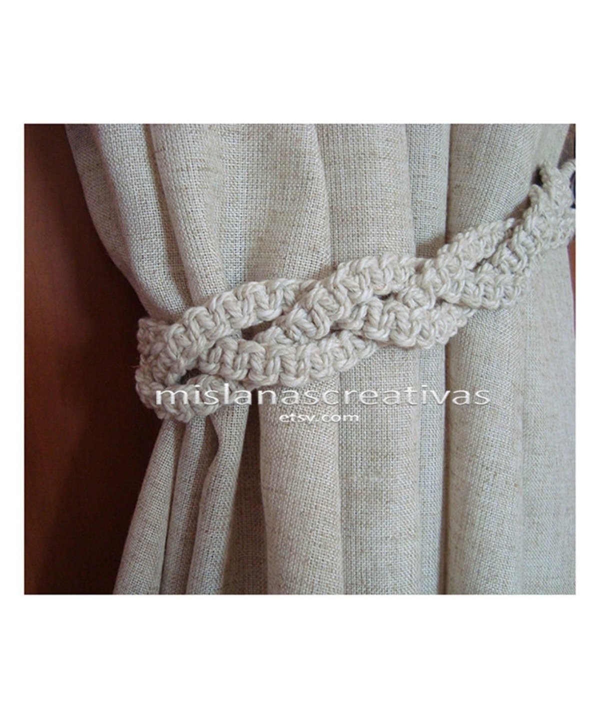 Макраме подвязка для штор