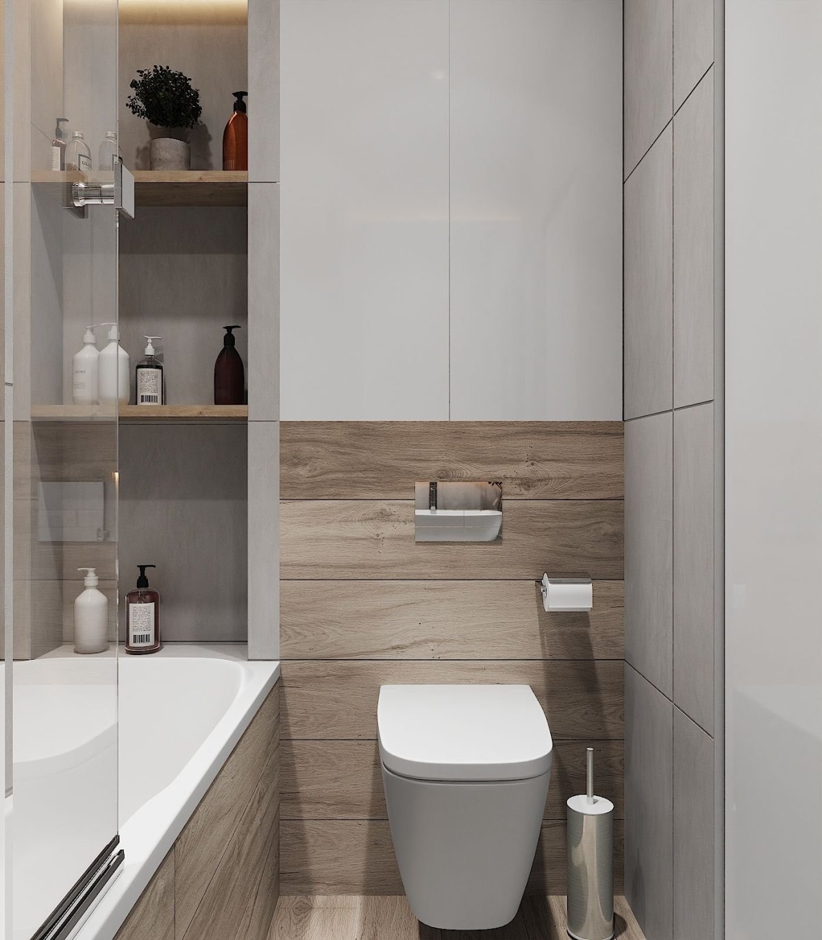 Шкаф над унитазом