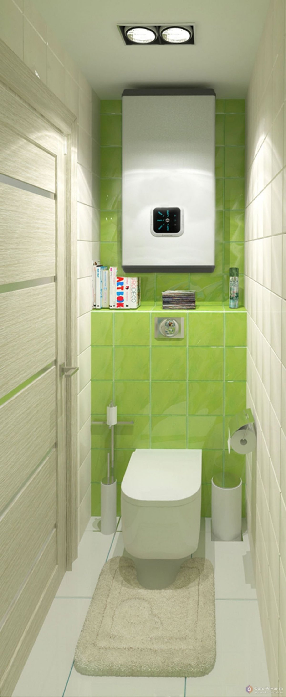 Водонагреватель в туалете