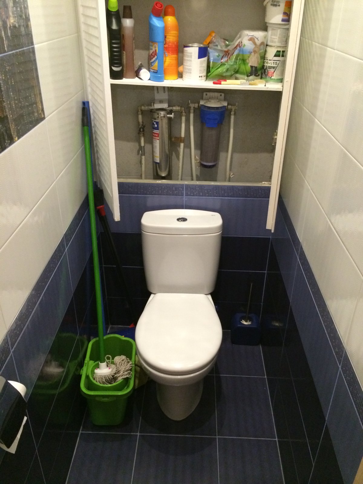 Раковина для туалета мини с гигиеническим душем