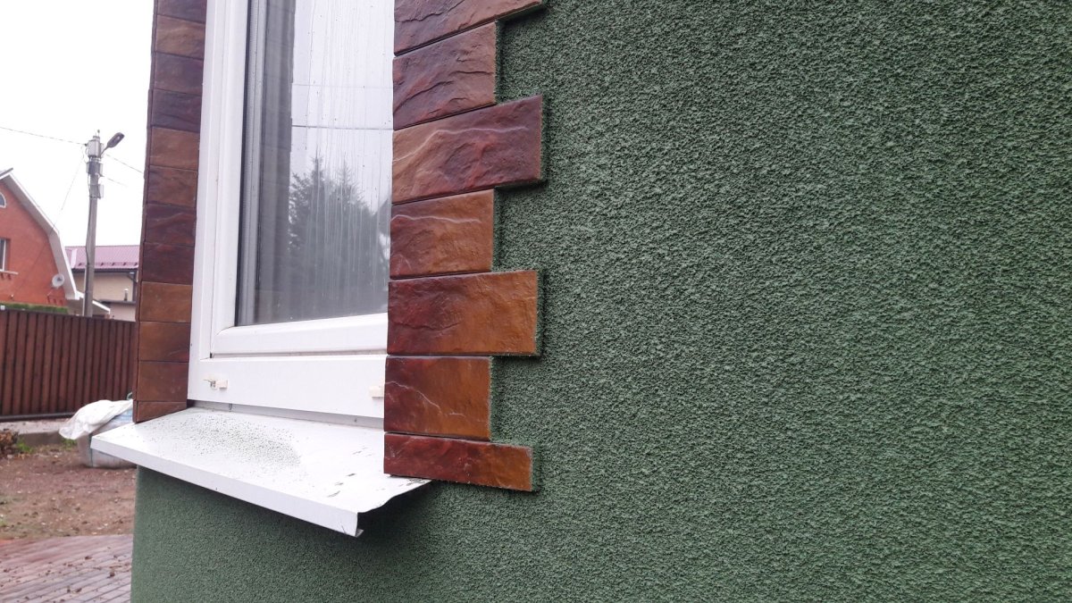 Жидкая пробка для фасада