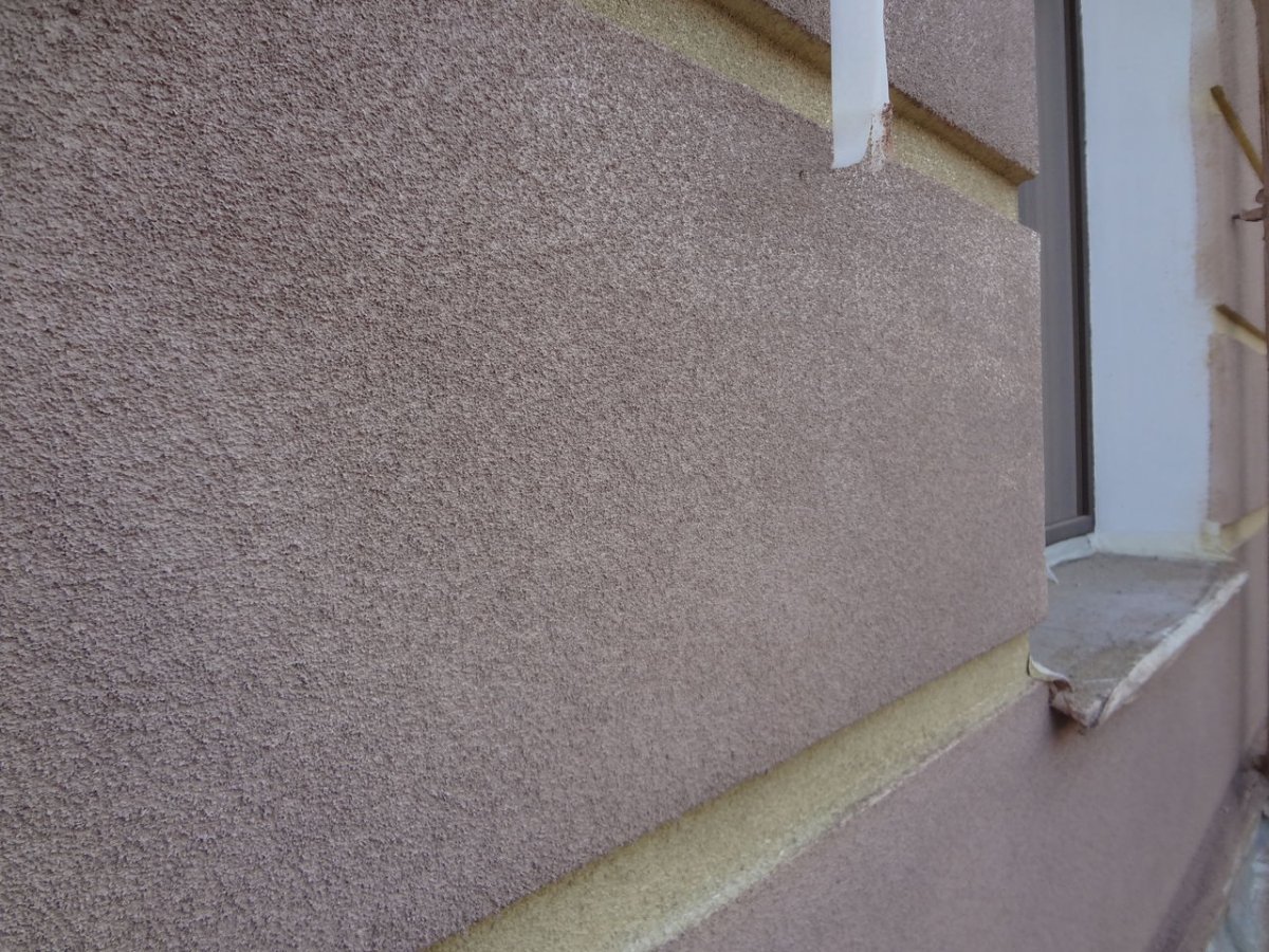 Изокорк на фасаде