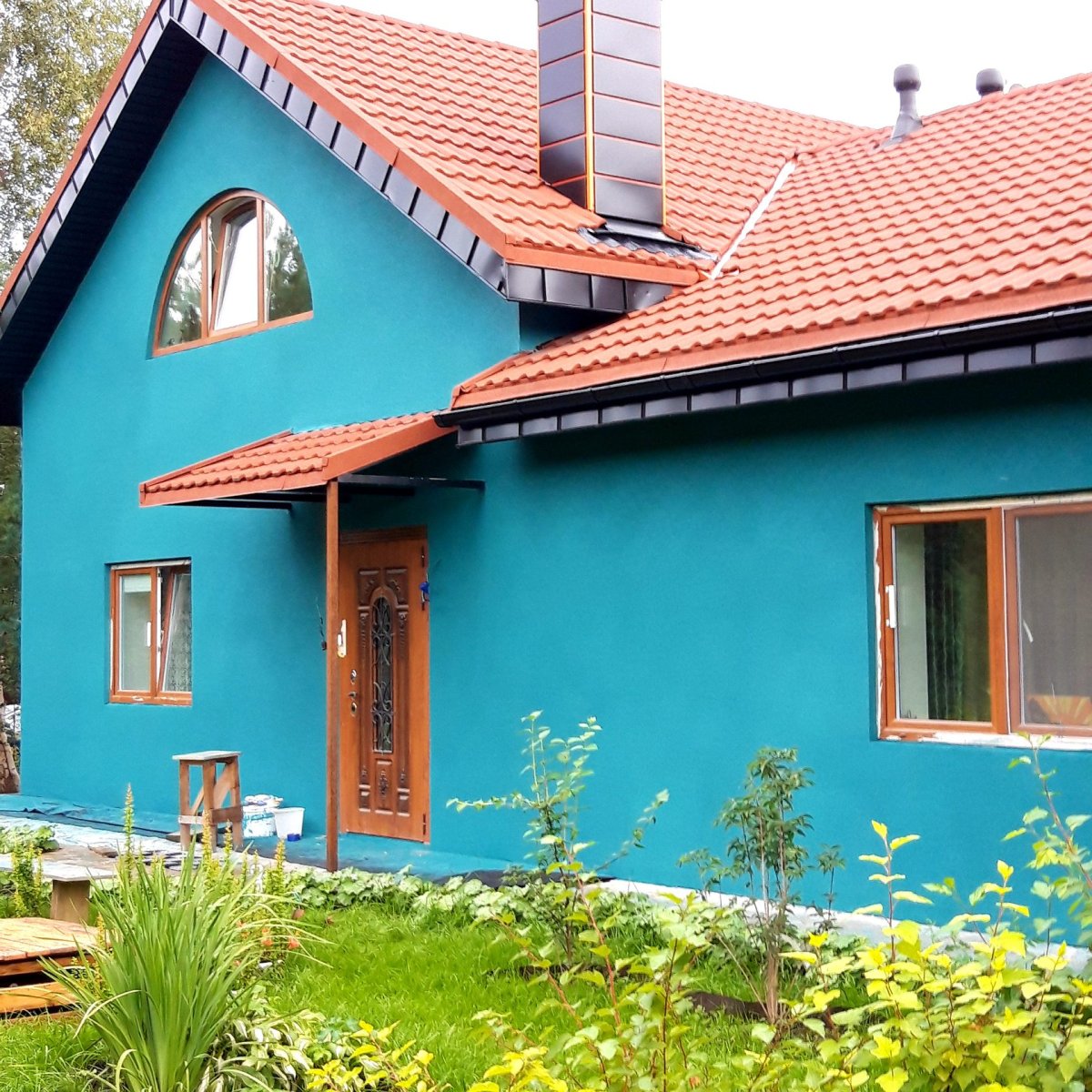 Жидкая пробка для фасада