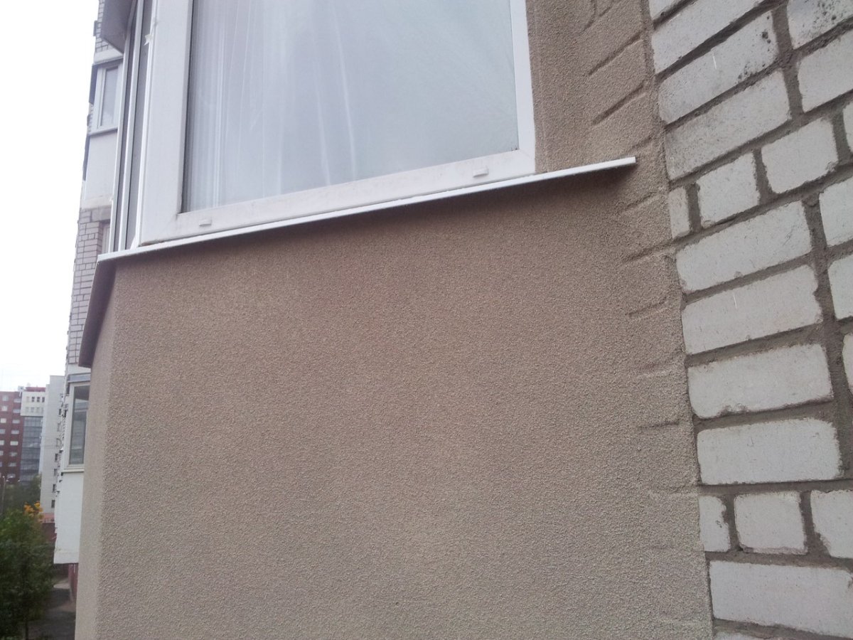 Жидкая пробка для фасада