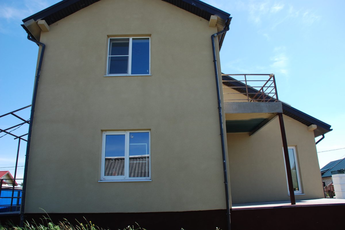 Жидкий отделка фасада