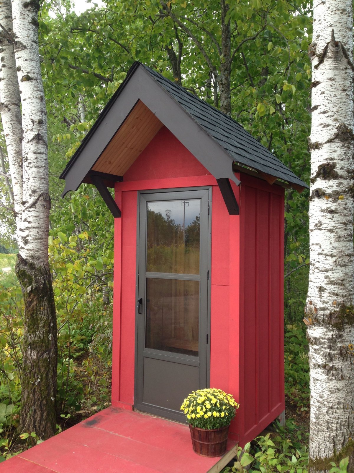 Уличный туалет для дачи