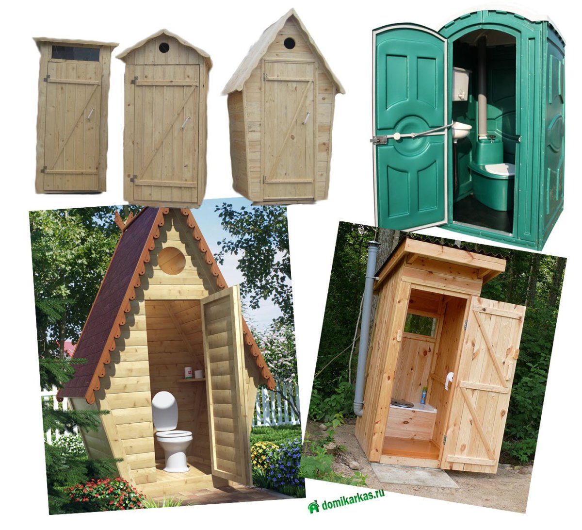 Необычный дачный туалет