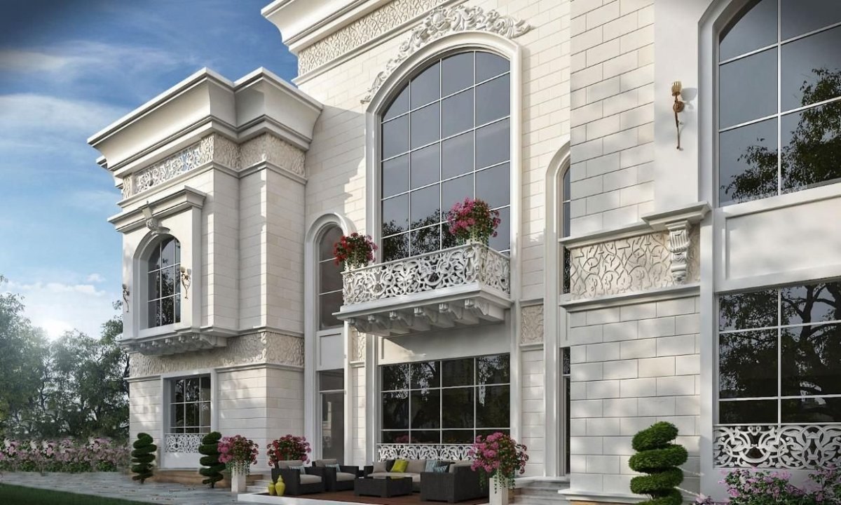 Модерн неоклассицизм экстерьер дома