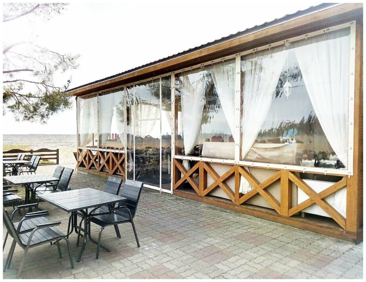 Мягкие шторы для веранды