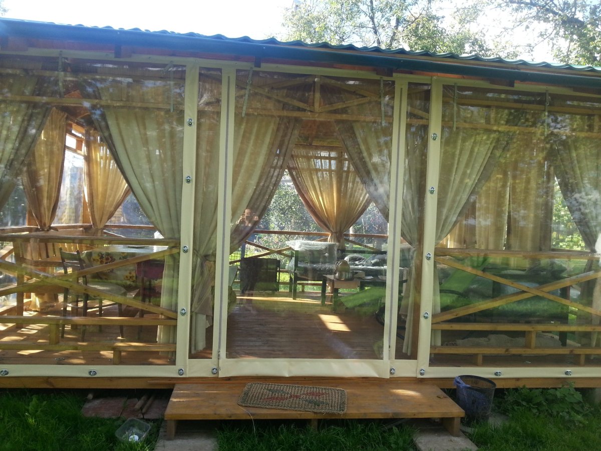 Шторы в беседку