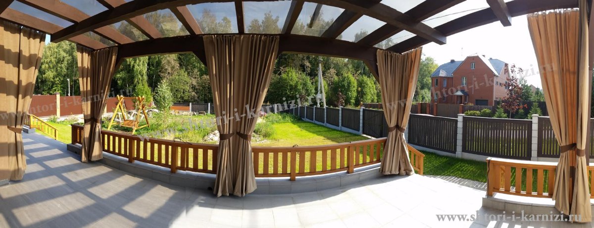 Шторы для беседки уличные