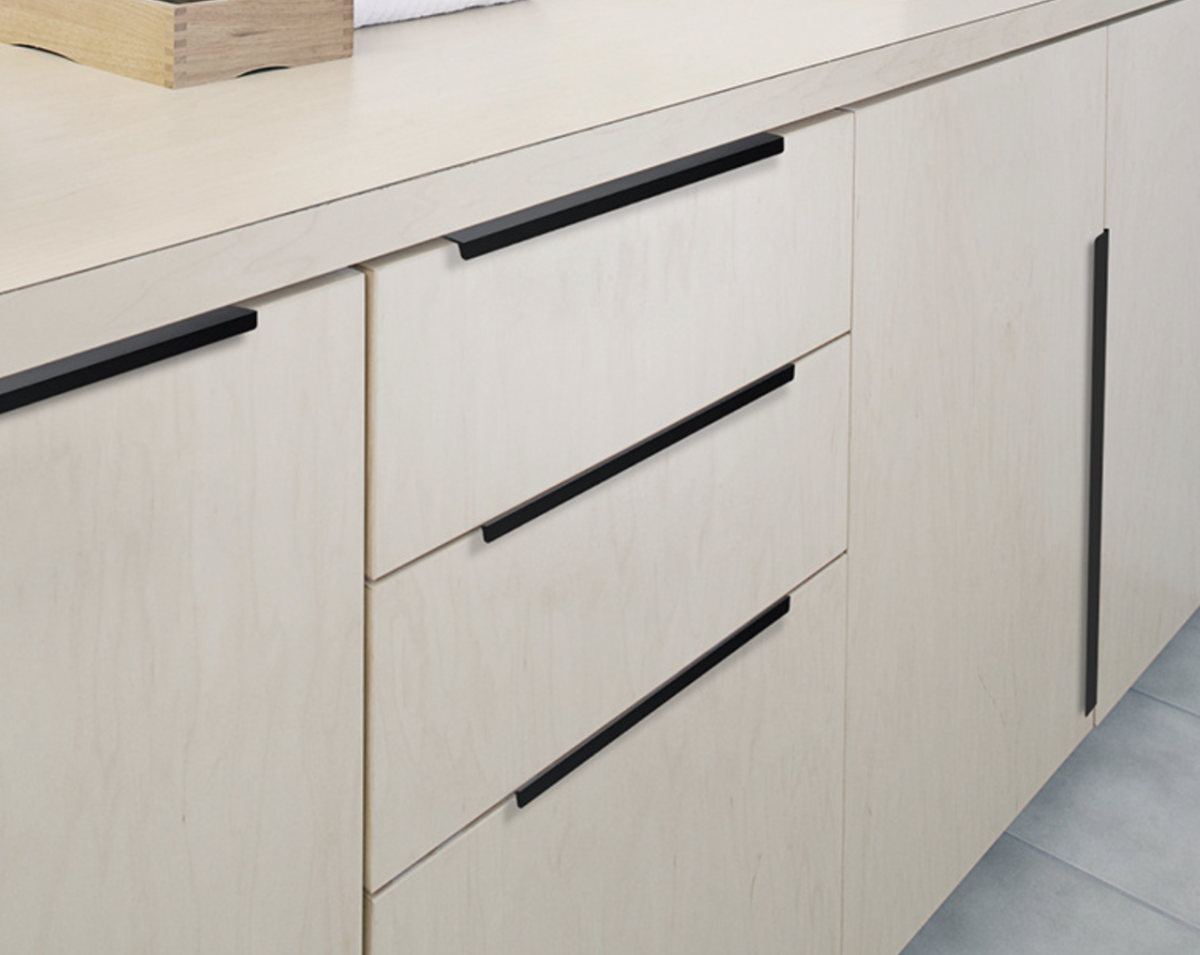 Невидимые ручки для кухонной мебели