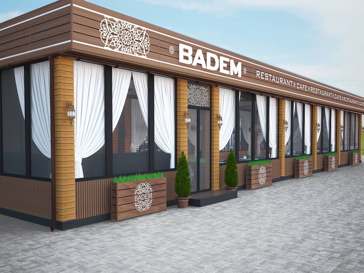 Красивые фасады кафе