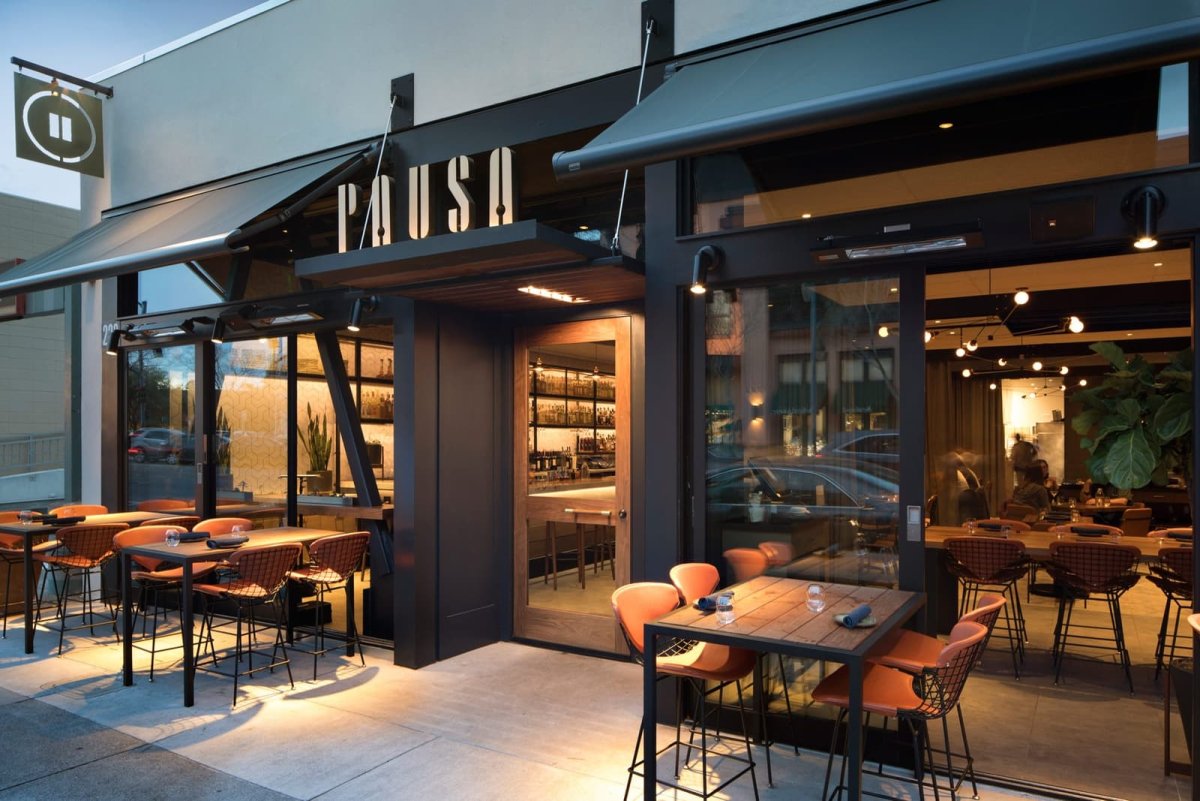 Европейское кафе фасад