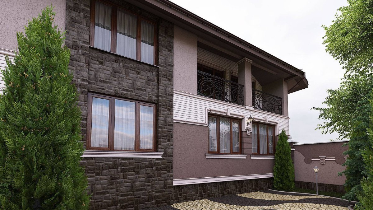 Отделка фасада