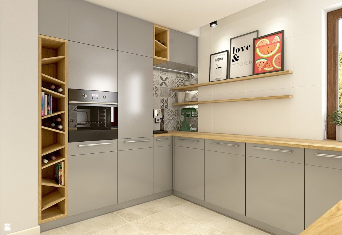 Кухня бежевый софт тач