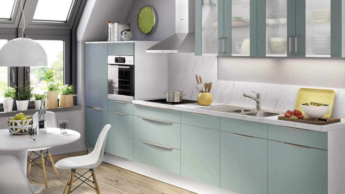 Цвет в интерьере кухни