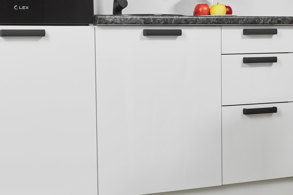 Кухня модульная Аляска белый лед