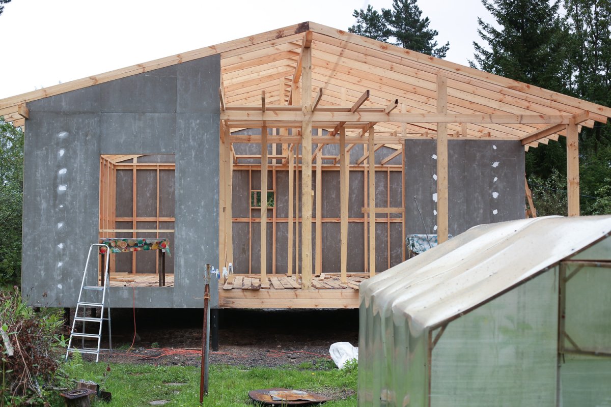 Каркасный дом из ЦСП