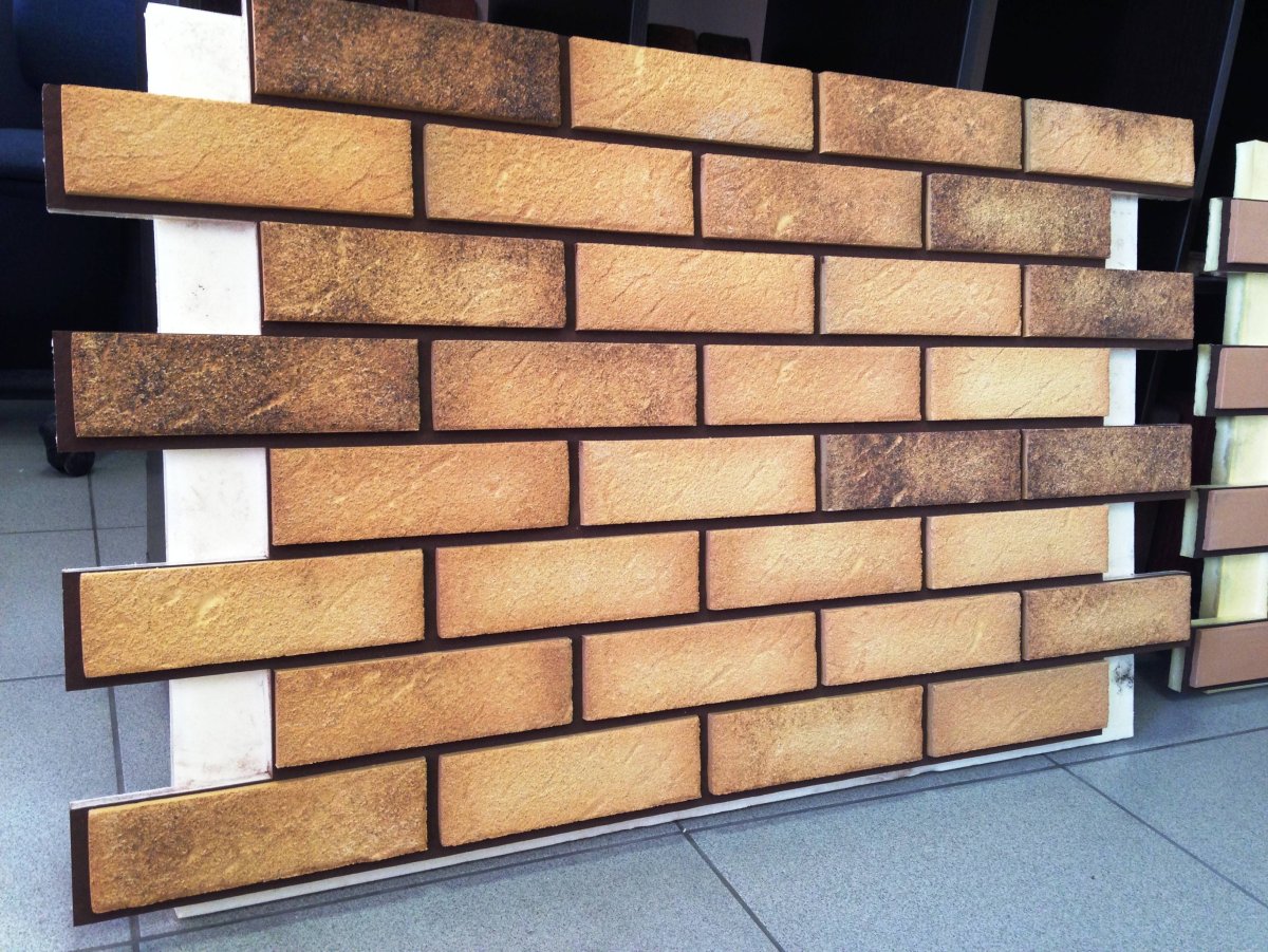 Фасадная клинкерная термопанель