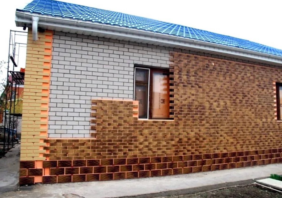 Отделка фасада термопанелями