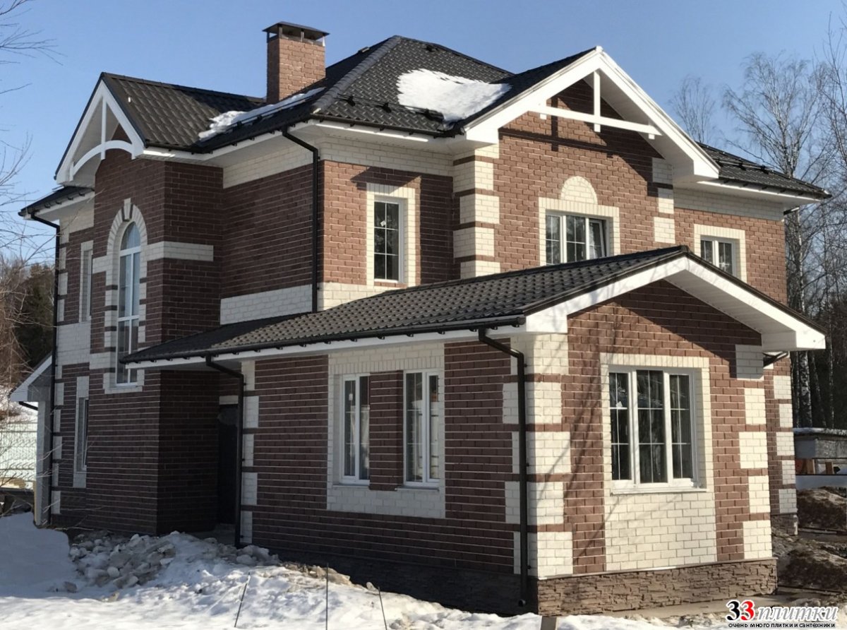 Фасад дома из термопанелей